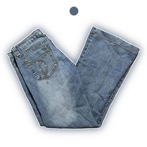 Y2k bebe wide leg jeans